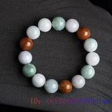 Burmese Jade Beaded Bracelets Charm Jewelry Jadeite Talismans Amulets