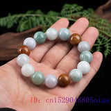 Burmese Jade Beaded Bracelets Charm Jewelry Jadeite Talismans Amulets