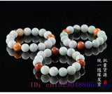 Burmese Jade Beaded Bracelets Talisman Charm Bangle