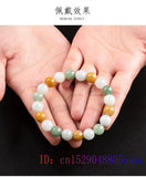 Burmese Jade Beaded Bracelets Gemstone Amulet Jewelry Stone Charms