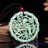 Burmese Jade Bird Pendant Emerald Necklace Stone Choker Jewelry