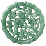 Burmese Jade Bird Pendant Emerald Necklace Stone Choker Jewelry
