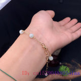 Burmese Jade Bracelets Natural Emerald Man Charm Vintage Men Bangles 925 Silver