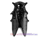 Burmese Jade Cicada Pendant Men Jewelry Necklace