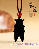 Burmese Jade Cicada Pendant Men Jewelry Necklace