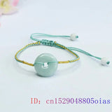 Burmese Jade Donut Bracelet Natural Gemstone Jewelry