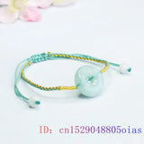 Burmese Jade Donut Bracelet Natural Gemstone Jewelry