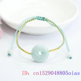 Burmese Jade Donut Bracelet Natural Gemstone Jewelry