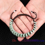 Burmese Jade Donut Bracelets Green Jadeite Gemstone Stone Bangles Natural Women
