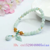 Burmese Jade Donut Bracelets Women Bangle Charms Gift Gemstone