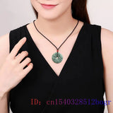 Burmese Jade Flower Pendant Vintage Jewelry Pendants Gemstones Necklace