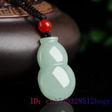 Burmese Jade Gourd Pendant Amulets Jadeite Green Emerald Natural Pendants
