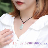Burmese Jade Guanyin Pendant Necklace Natural Emerald Amulet
