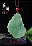 Burmese Jade Guanyin Pendant Emerald Green Necklace Men Women