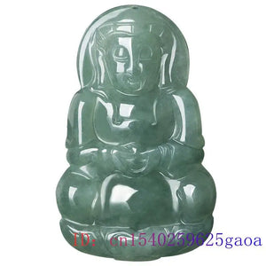Burmese Jade Guanyin Pendant Green Necklace