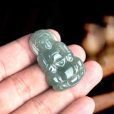Burmese Jade Guanyin Pendant Green Necklace