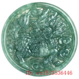 Burmese Jade Kylin Pixiu Pendant Green Choker Charm Necklace Jewelry
