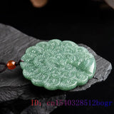 Burmese Jade Peacock Pendant Green Gift Amulet Emerald Man Jadeite Jewelry