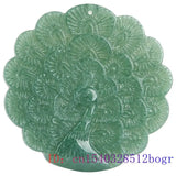 Burmese Jade Peacock Pendant Green Gift Amulet Emerald Man Jadeite Jewelry