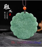 Burmese Jade Peacock Pendant Green Gift Amulet Emerald Man Jadeite Jewelry