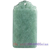 Burmese Jade Pendant Necklace Green Men