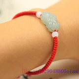 Burmese Jade Pixiu Bracelet Jewelry Bead Jadeite Stone Talismans Gemstones