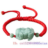 Vintage Burmese Jade Pixiu Green Gemstone Bracelet Bangle