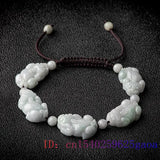 Burmese Jade Pixiu Bracelets Gift Jewelry Women Talismans Amulet