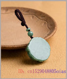 Green Jade Pixiu Keychain Phone Charm Car Bag Accessory