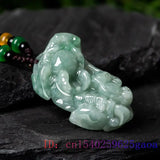 Burmese Jade Pixiu Pendant Green Necklace Jadeite