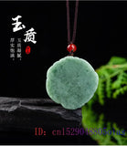 Burmese Jade Pixiu Pendant Gift Emerald Green Jewelry Natural Necklace