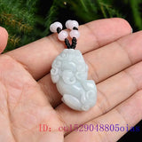 Burmese Jade Pixiu Pendant Jadeite Necklace Men Emerald Jewelry