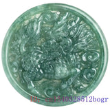 Burmese Jade Qilin Pendant Green Necklace Men