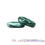 Burmese Jadeite Ring Green Jade Natural Gemstone Charms Women Jewelry