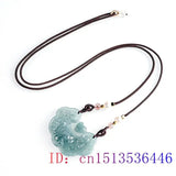 Burmese Jadeite Rose Pendant Necklace Gemstone Vintage Men Jewelry