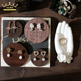 Tung Ear Studs Display Board Jewelry Shooting Props Accessories