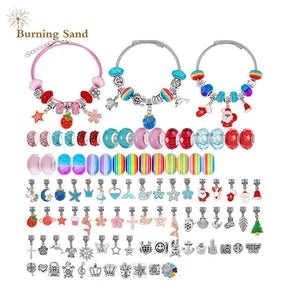 DIY Toy Girl Bracelet Beaded Material Necklace Children Birthday Gift