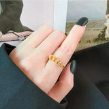 Anxiety Beads Zircon Ring - Women's Style Ring