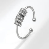 Anxiety Beads Zircon Ring - Women's Style Ring