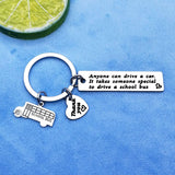Bus Driver Keychain Appreciation Thank You Gift Retirement Graduation Keychain