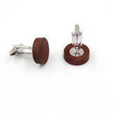 Wooden British Style Men's Cufflinks