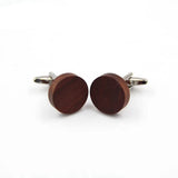 Wooden British Style Men's Cufflinks