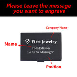 Metal Card Holder with Customization Options