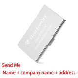 Metal Card Holder with Customization Options