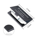 Metal Card Holder with Customization Options