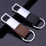 Business Style Car Keychain High Leather Rope Keychains Hanging Ornaments