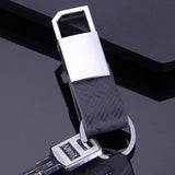 Business Style Car Keychain High Leather Rope Keychains Hanging Ornaments