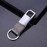 Business Style Car Keychain High Leather Rope Keychains Hanging Ornaments