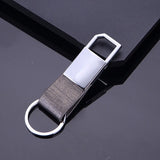 Business Style Car Keychain High Leather Rope Keychains Hanging Ornaments