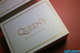 Customizable Letterpress Printed Business Card